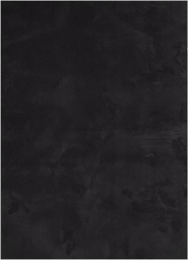 The Living Store HUARTE Vloerkleed 200 x 280 cm Modern vachtachtig uiterlijk Vloerkleed Modern Vloerkleed Zwarte Vloerkleed Polyester Vloerkleed Groot Vloerkleed - Foto 3