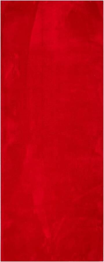 VidaXL -Vloerkleed-HUARTE-laagpolig-zacht-wasbaar-80x200-cm-rood