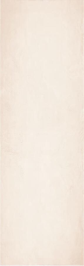 The Living Store HUARTE Vloerkleed 80 x 250 cm Beige Pluizige 18 mm Poolhoogte Vloerkleed Beige Vloerkleed Pluizig Vloerkleed Wollen Vloerkleed Kamerdecoratie - Foto 2