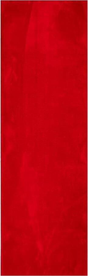 The Living Store HUARTE Vloerkleed 80 x 250 cm Rood Polyester 18 mm Polen Vloerkleed Rood Vloerkleed Polyester Vloerkleed Huiskleed Living Room Decoratie - Foto 2