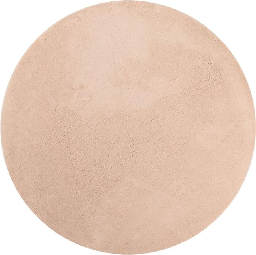 The Living Store Huarte Vloerkleed Roze 80 cm Superzacht 18 mm Poolhoogte Anti-slip Machinewasbaar Vloerkleed Rozerood Rond Huarte Anti Slip - Foto 2