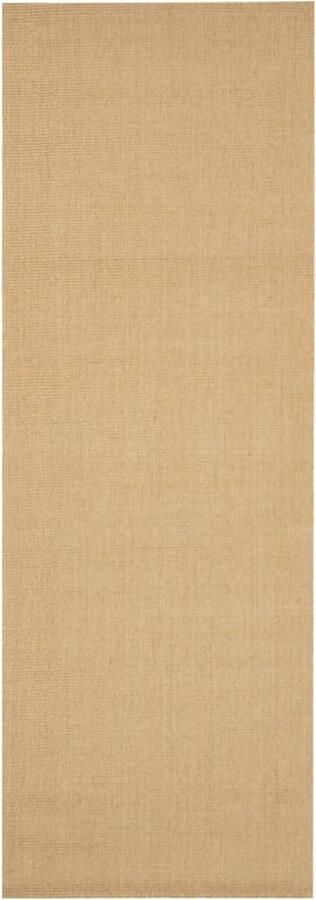 VidaXL Vloerkleed Natuurlijk Sisal 100x300 cm Vloerkleden Sisal Vloerkleed Natuurvezel Vloerkleden Bruine Vloerkleed Anti Slip Vloerkleed Kamerdecoratie