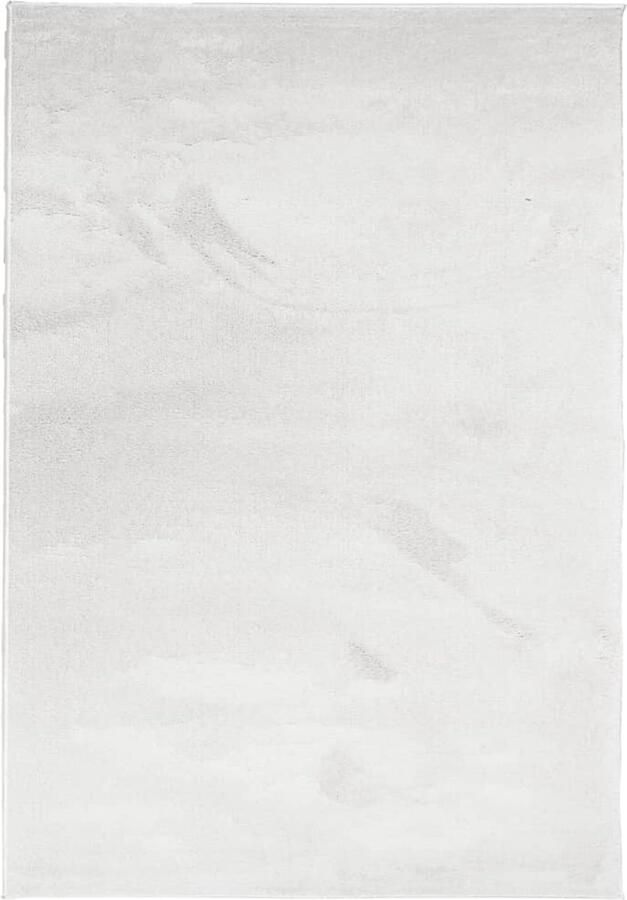 VidaXL Vloerkleed OVIEDO 120x170 cm Grijs Vloerkleed Tapijten Vloerbekleding Grijs Vloerkleed Polyester Vloerkleed