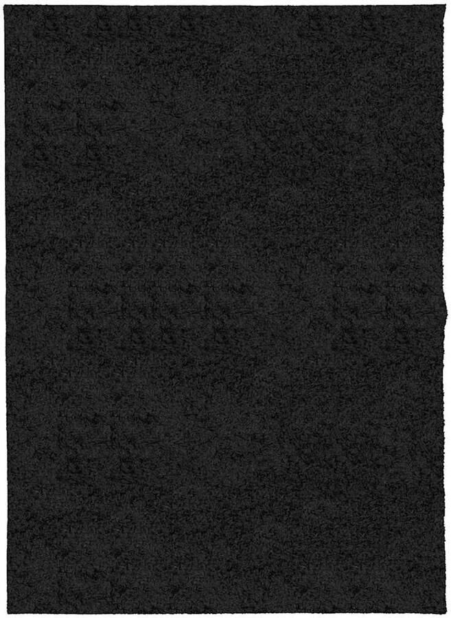 VidaXL -Vloerkleed-PAMPLONA-shaggy-hoogpolig-modern-140x200-cm-zwart