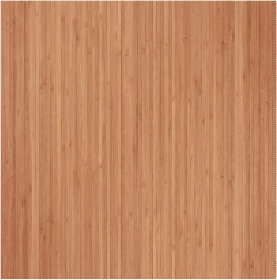 VidaXL -Vloerkleed-rechthoekig-100x100-cm-bamboe-naturel - Foto 2