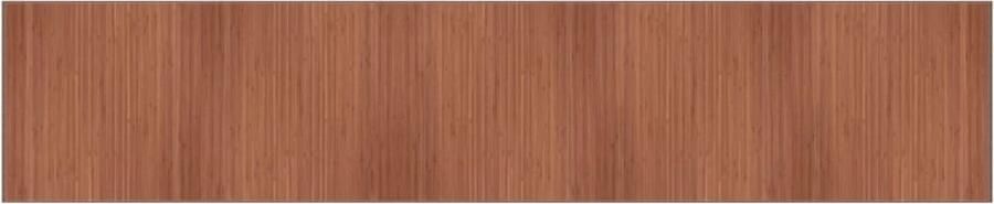 VidaXL -Vloerkleed-rechthoekig-100x1000-cm-bamboe-bruin