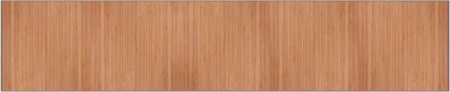 VidaXL -Vloerkleed-rechthoekig-100x1000-cm-bamboe-naturel