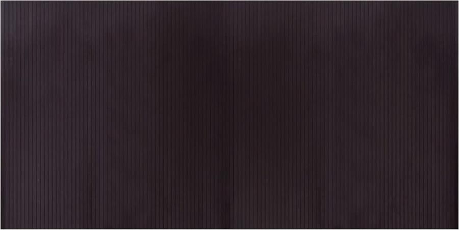 The Living Store Bamboe Vloerkleed 100 x 200 cm Donkerbruin Duurzaam en anti-slip met neutrale kleuren Bamboevloerkleed Vloertegels Woonaccessoire Kamerdecoratie Donkere Kleurtjes - Foto 2