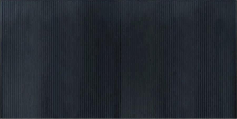 The Living Store Modern Bamboe Tapijt 100 x 200 cm Duurzaam met anti-slip Grijs Bamboetapij Vloertapij Grijstapeit Moderne Tapijten Livingroomdecoratie - Foto 2