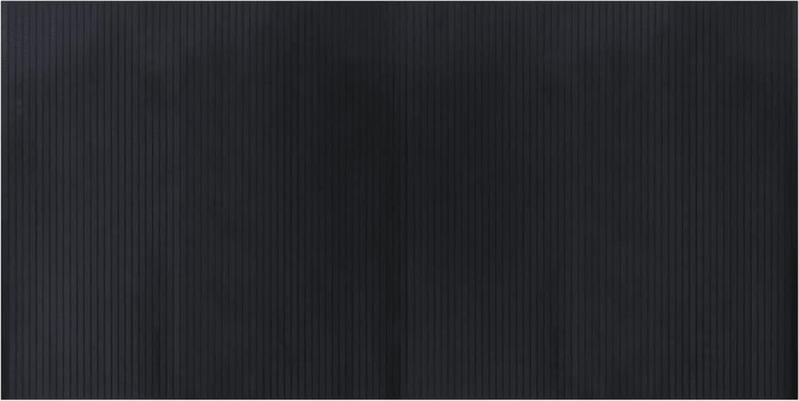 VidaXL -Vloerkleed-rechthoekig-100x200-cm-bamboe-zwart