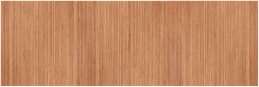 VidaXL -Vloerkleed-rechthoekig-100x300-cm-bamboe-naturel - Foto 2