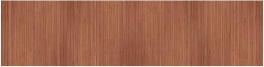 VidaXL -Vloerkleed-rechthoekig-100x400-cm-bamboe-bruin