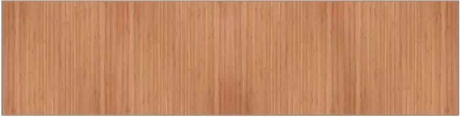 VidaXL -Vloerkleed-rechthoekig-100x400-cm-bamboe-naturel