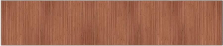 The Living Store Bamboe Tapijt 100 x 500 cm Duurzaam en Waterbestendig Bamboetapijt Vloerkleden Modern Design Duurzaam Tapijt Waterbestendig Tapijt - Foto 2