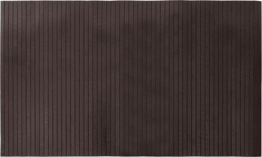 VidaXL -Vloerkleed-rechthoekig-60x100-cm-bamboe-donkerbruin