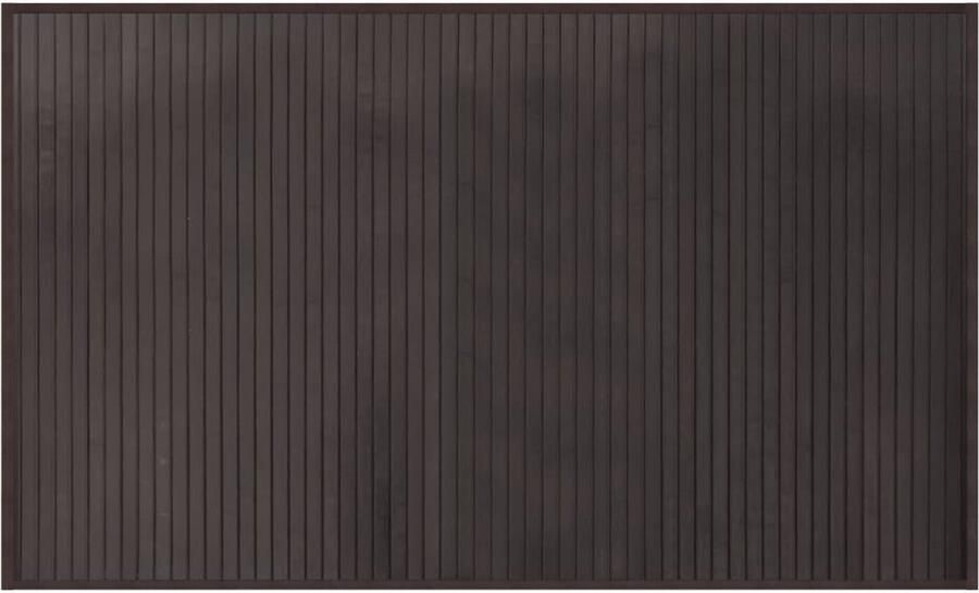 VidaXL -Vloerkleed-rechthoekig-60x100-cm-bamboe-donkerbruin