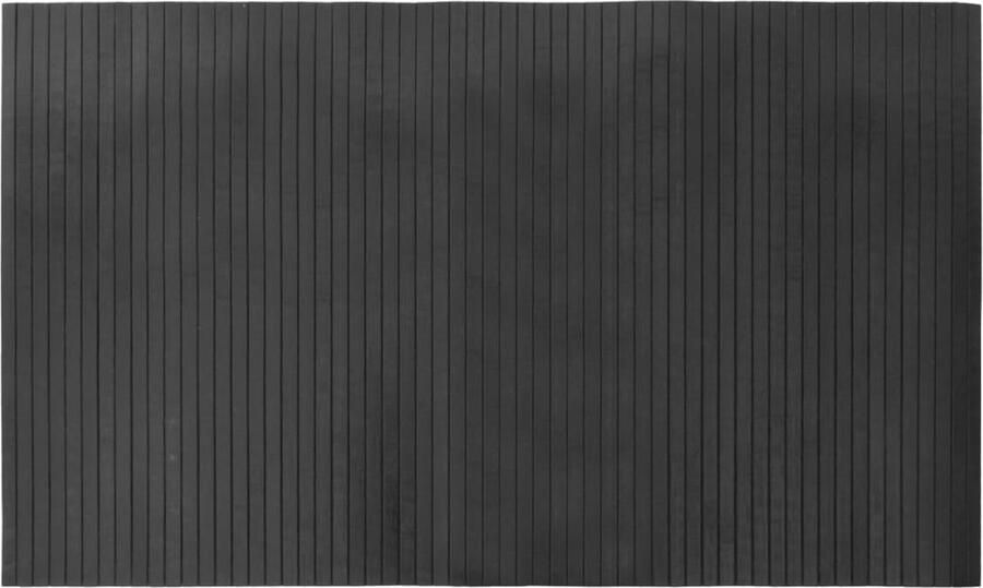 VidaXL -Vloerkleed-rechthoekig-60x100-cm-bamboe-grijs