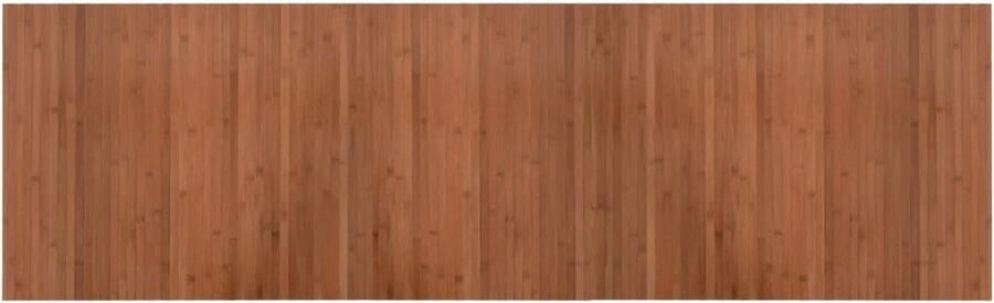 VidaXL The Living Store Vloerkleed rechthoekig 60x200 cm bamboe bruin Bamboetapijt Vloerkleden Natuurlijk Tapijt Livingroom Decoratie Huiskleed - Foto 2