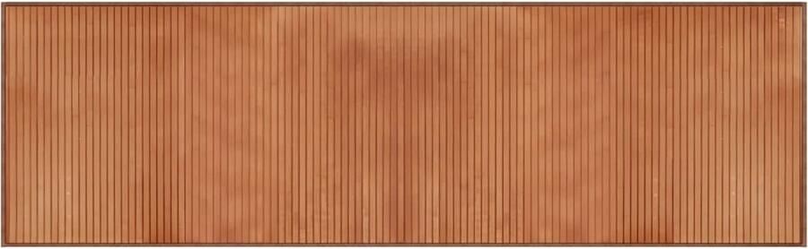 VidaXL -Vloerkleed-rechthoekig-60x200-cm-bamboe-bruin