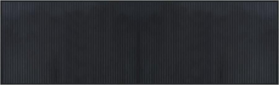 VidaXL -Vloerkleed-rechthoekig-60x200-cm-bamboe-zwart