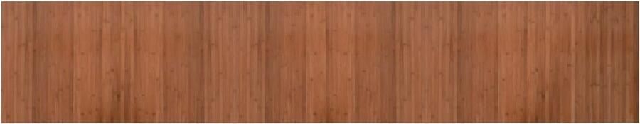 VidaXL -Vloerkleed-rechthoekig-60x300-cm-bamboe-bruin