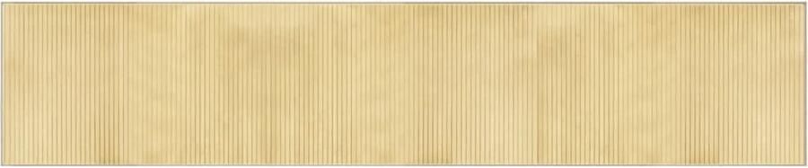VidaXL -Vloerkleed-rechthoekig-60x300-cm-bamboe-lichtnaturel