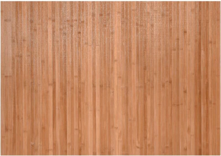 VidaXL Vloerkleed Rechthoekig 70x100 cm Bamboe Bamboetapijt Vloerkleden Kamerdecoratie Natuurlijke Materialen Modern Tapijt