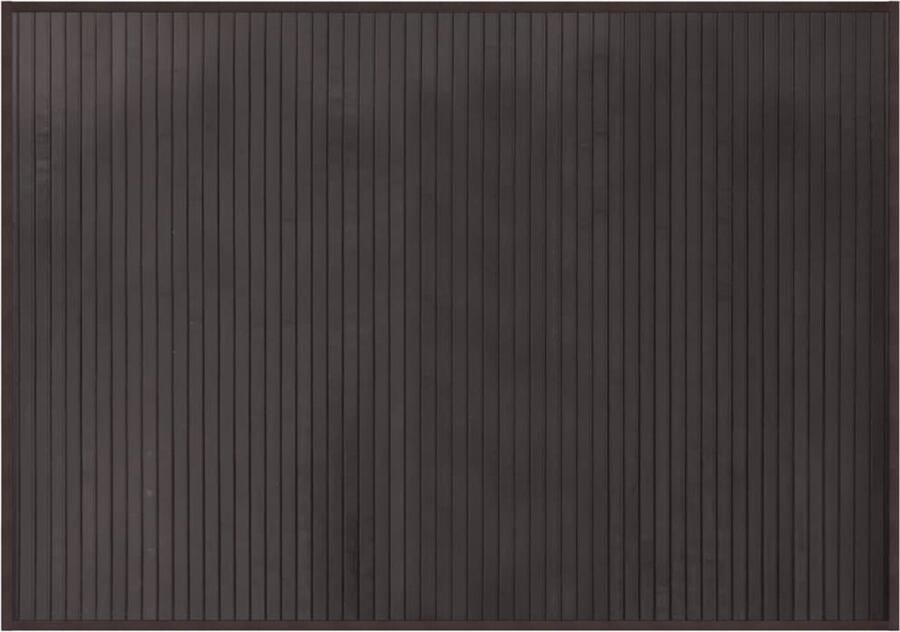 VidaXL -Vloerkleed-rechthoekig-70x100-cm-bamboe-donkerbruin