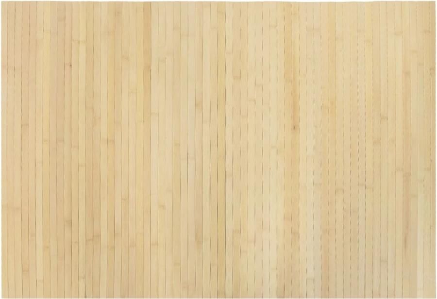 VidaXL -Vloerkleed-rechthoekig-70x100-cm-bamboe-lichtnaturel