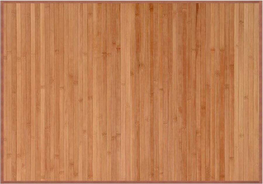 VidaXL -Vloerkleed-rechthoekig-70x100-cm-bamboe-naturel - Foto 2