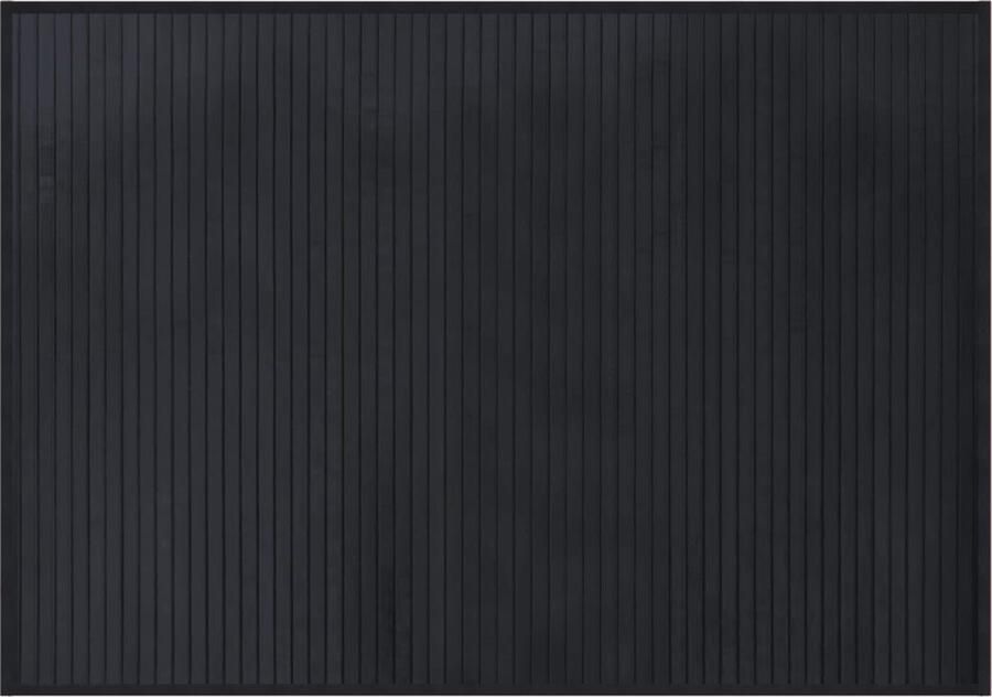 VidaXL -Vloerkleed-rechthoekig-70x100-cm-bamboe-zwart