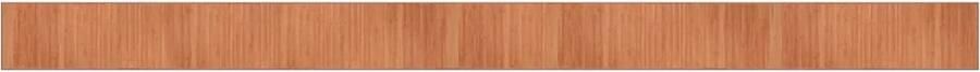 VidaXL -Vloerkleed-rechthoekig-70x1000-cm-bamboe-bruin