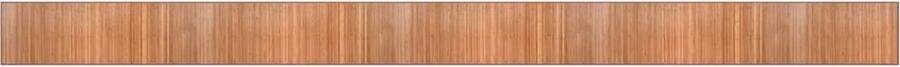 The Living Store Vloerkleed rechthoekig 70x1000 cm bamboe naturel Bamboetapijt Vloerkleden Natuurttapijt Livingroom Decoratie Kamerdecoratie - Foto 2