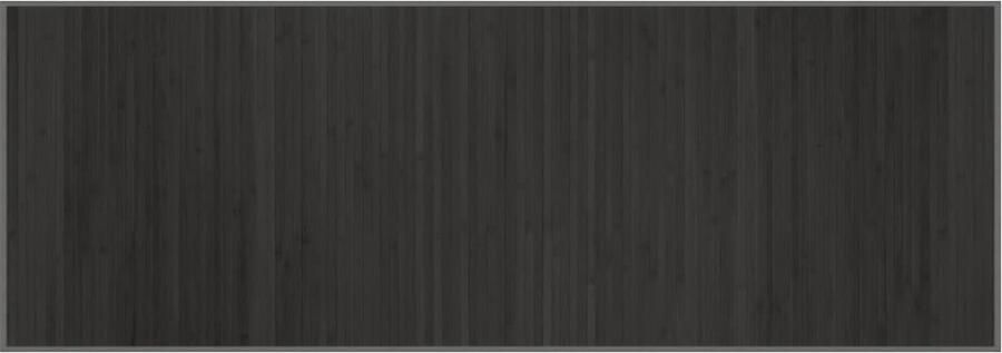 VidaXL -Vloerkleed-rechthoekig-70x200-cm-bamboe-grijs