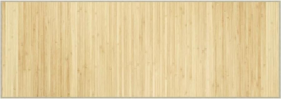 VidaXL -Vloerkleed-rechthoekig-70x200-cm-bamboe-lichtnaturel