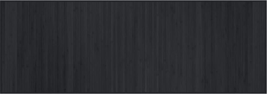 VidaXL -Vloerkleed-rechthoekig-70x200-cm-bamboe-zwart