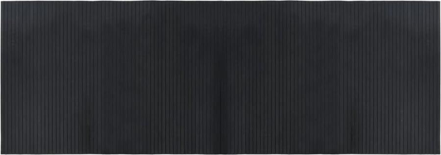 VidaXL -Vloerkleed-rechthoekig-70x200-cm-bamboe-zwart