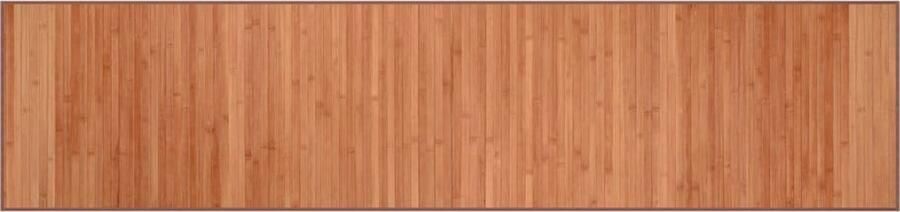 The Living Store Bamboe Tapijt 70 x 300 cm Duurzaam Waterbestendig Bamboe Tapijt Vloerkleden Tapijt Modern Kamerdecoratie Living Accessoires - Foto 2