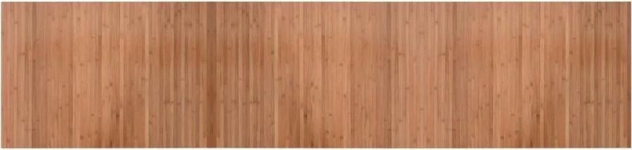 VidaXL -Vloerkleed-rechthoekig-70x300-cm-bamboe-naturel - Foto 2