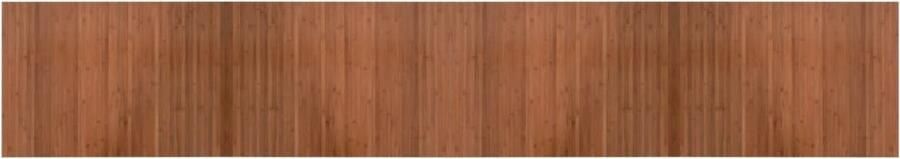 VidaXL -Vloerkleed-rechthoekig-70x400-cm-bamboe-bruin