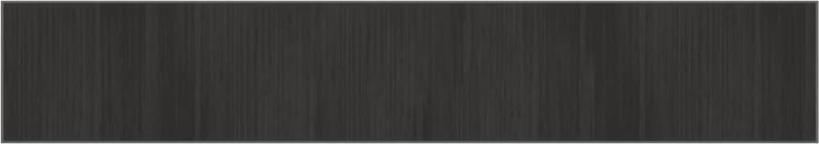 The Living Store Bamboe Tapijt Grijs 70 x 400 cm Duurzaam Anti-slip Bamboetapijt Vloertapijten Tapijt Grijs Modern Tapijt Anti Slip Tapijt - Foto 3