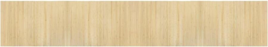 VidaXL -Vloerkleed-rechthoekig-70x400-cm-bamboe-lichtnaturel