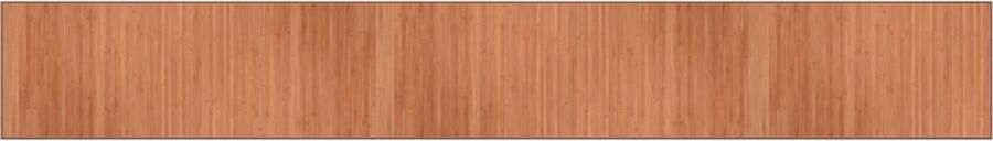 The Living Store Bamboe Vloerkleed 70 x 500 cm Duurzaam en Waterbestendig Bamboevloerkleed Vloerkleed Bruin Tapijt Bamboe Duurzaam Vloerkleed Watervast Vloerkleed - Foto 4