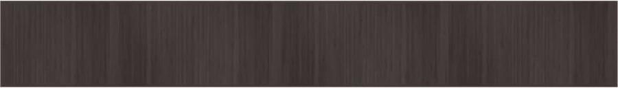 The Living Store Bamboe Tapijt 70 x 500 cm Donkerbruin duurzaam waterbestendig met anti-slip Bamboet Tapijt Vloerkleden Donkere Houten Meubels Modern Interieur Living Room Decoratie - Foto 2