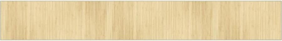 The Living Store Vloerkleed rechthoekig 70x500 cm bamboe lichtnaturel Bamboetapijt Vloerkleden Natuurlijk Tapijt Modern Tapijt Lange Tapijt - Foto 3