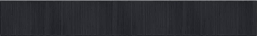 The Living Store Bamboe Tapijt 70 x 500 cm Duurzaam en Waterbestendig Bamboe Tapijt Vloerkleden Modern Tapijt Zwart Tapijt Watervast Tapijt - Foto 2