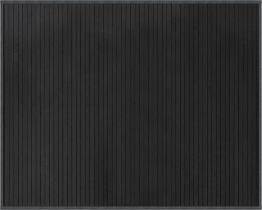 The Living Store Bamboe Vloerkleed 80 x 100 cm Grijs Duurzaam en Waterbestendig Bamboetapijet Vloerkleden Woonaccessoire Natuurlijk Tapijt Anti Slip Tapijt - Foto 2