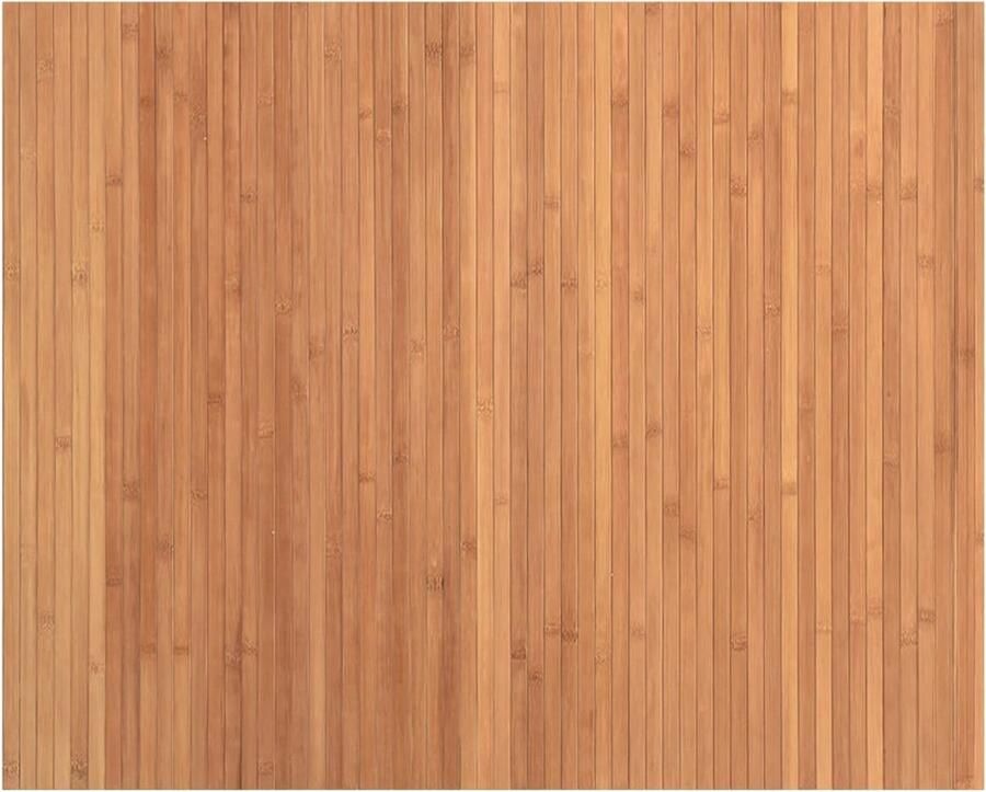 VidaXL -Vloerkleed-rechthoekig-80x100-cm-bamboe-naturel - Foto 2