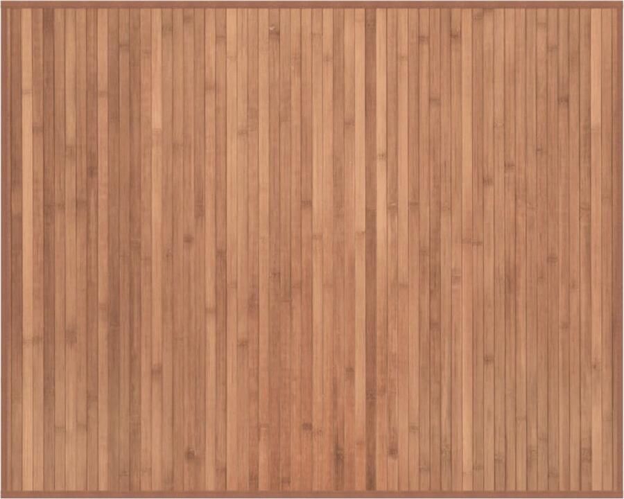 VidaXL -Vloerkleed-rechthoekig-80x100-cm-bamboe-naturel - Foto 2