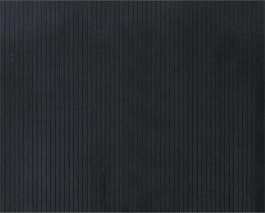 VidaXL -Vloerkleed-rechthoekig-80x100-cm-bamboe-zwart